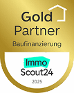 Auszeichnung Gold Peartner und experte baufinanzierungen, immobilienfinanzierungen
