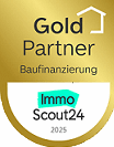 Auszeichnung Gold Peartner und experte baufinanzierungen, immobilienfinanzierungen