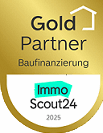 Auszeichnung Gold Peartner und experte baufinanzierungen, immobilienfinanzierungen