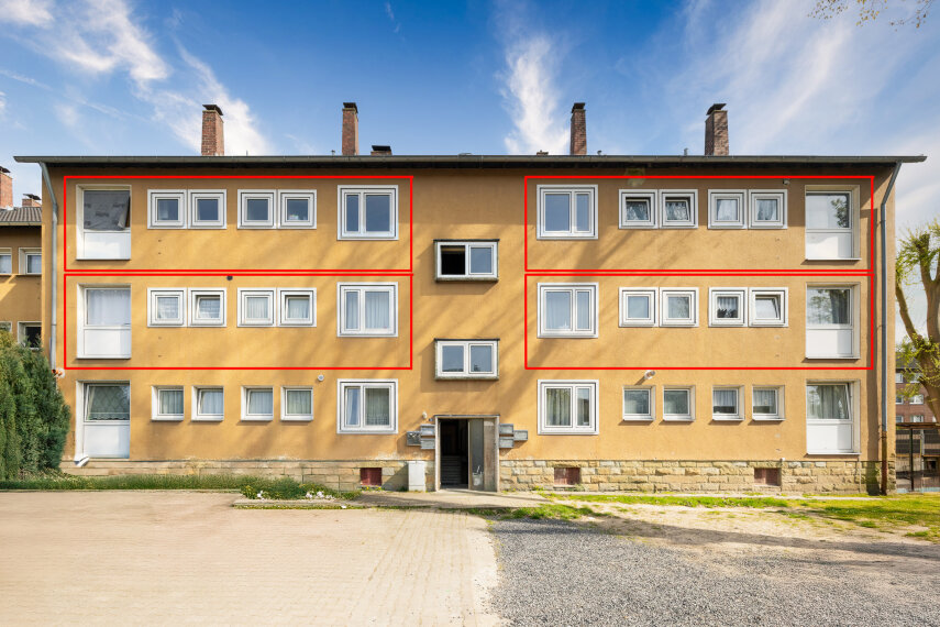 Kapitalanlage im Zentrum von Werl - 4 vermietete Wohnungen (je 82m²) mit Balkon