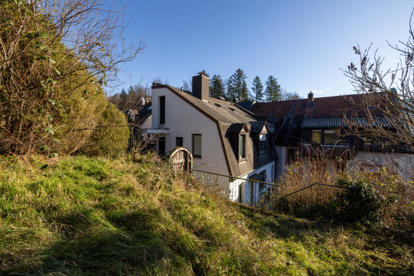 Blick vom Gemeinschaftsgarten